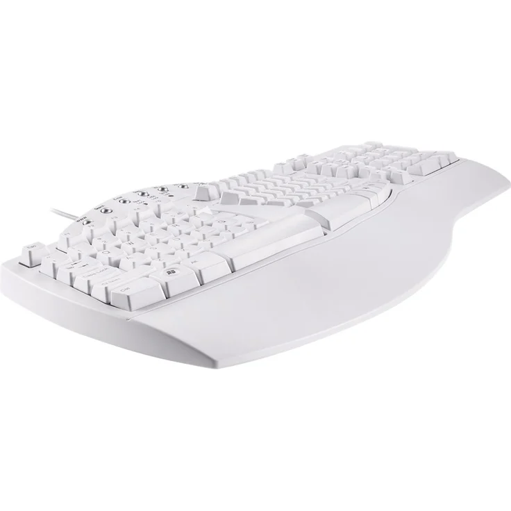 Perixx PERIBOARD-512 - Tastatur - USB - QWERTZ - Deutsch - weiß (11526) – Bild 5