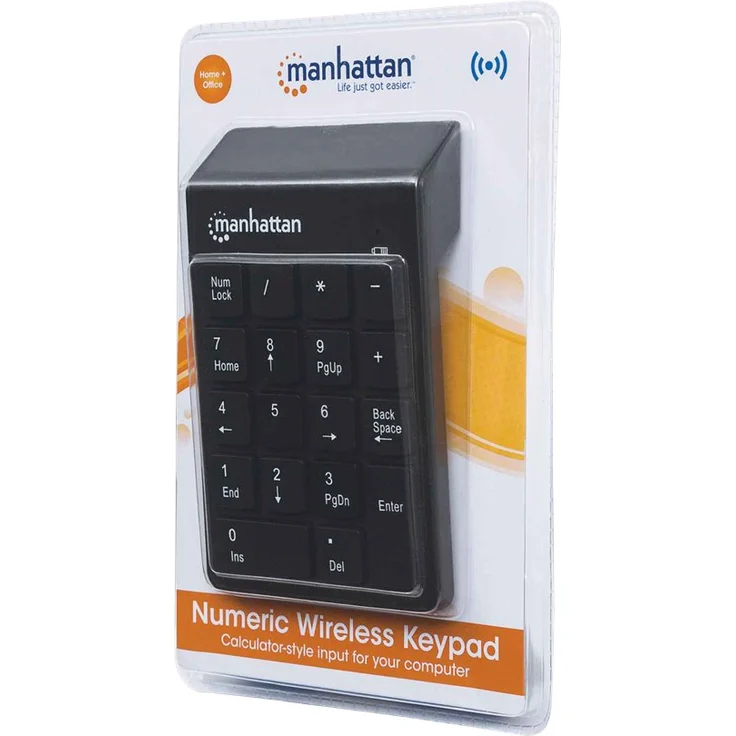 Manhattan 178846 Kabelloser USB-Nummernblock 18-Tasten schwarz – Bild 3