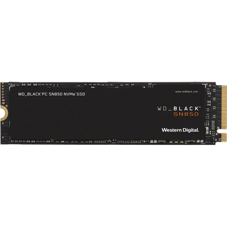 WD Black SN850 NVMe SSD - 500GB - intern - M.2 2280 - PCI Express 4,0 x4 (NVMe) (WDS500G1X0E) – Bild 2