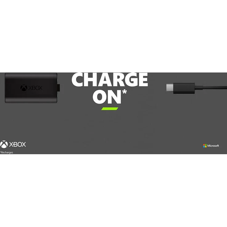 Microsoft Xbox Play & Charge Kit Ladegerät, schwarz – Bild 6