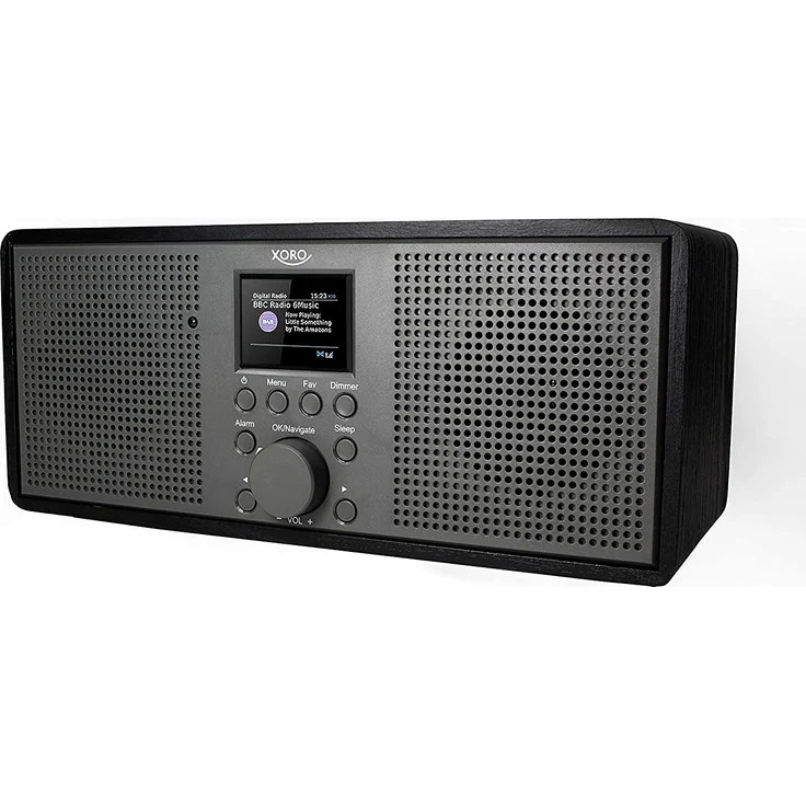 Xoro DAB 700 IR, Internet Radio, Spotify, DAB+, FM, BT, Holz – Bild 1