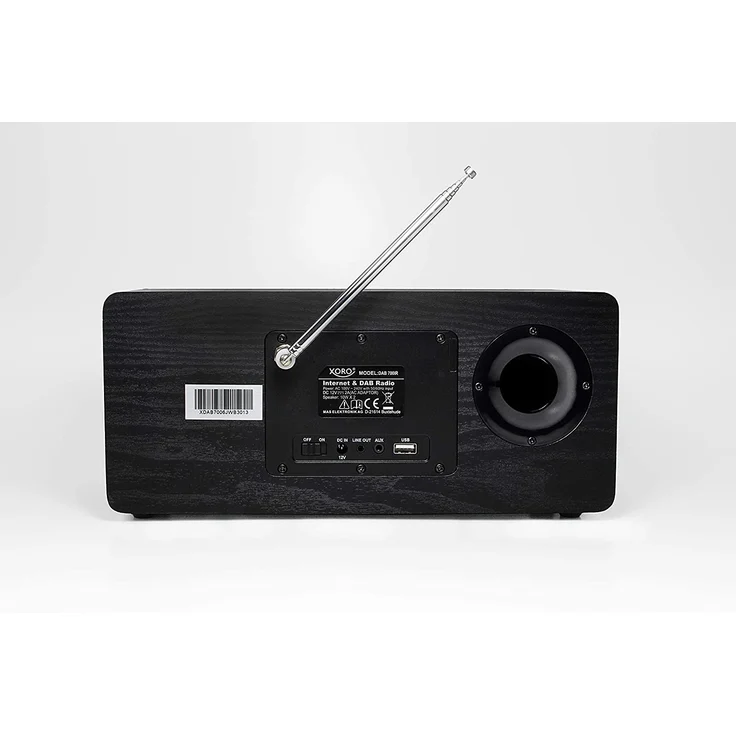 Xoro DAB 700 IR, Internet Radio, Spotify, DAB+, FM, BT, Holz – Bild 3