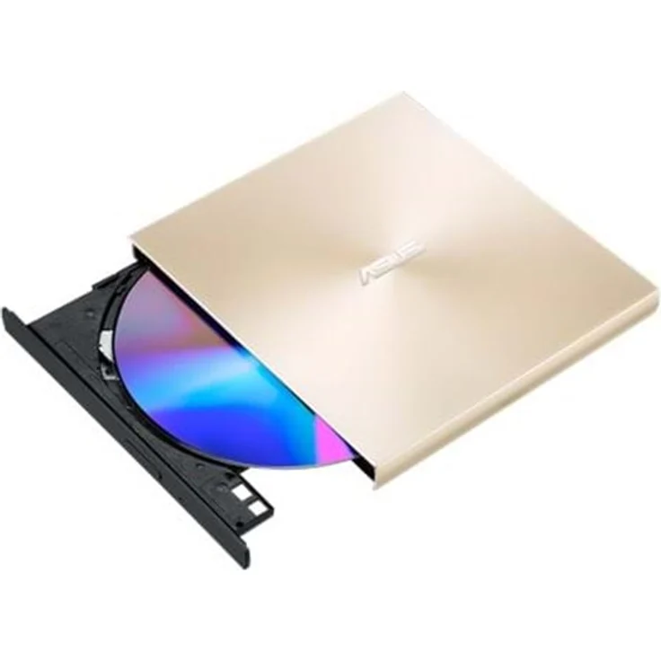 Asus ZenDrive U9M externer DVD-Brenner (für Apple MacBook & Windows PCs-Notebooks, inkl. USB-C Kabel, Brennsoftware & Nero Backup App, M-Disc Support, USB 2.0) gold – Bild 3