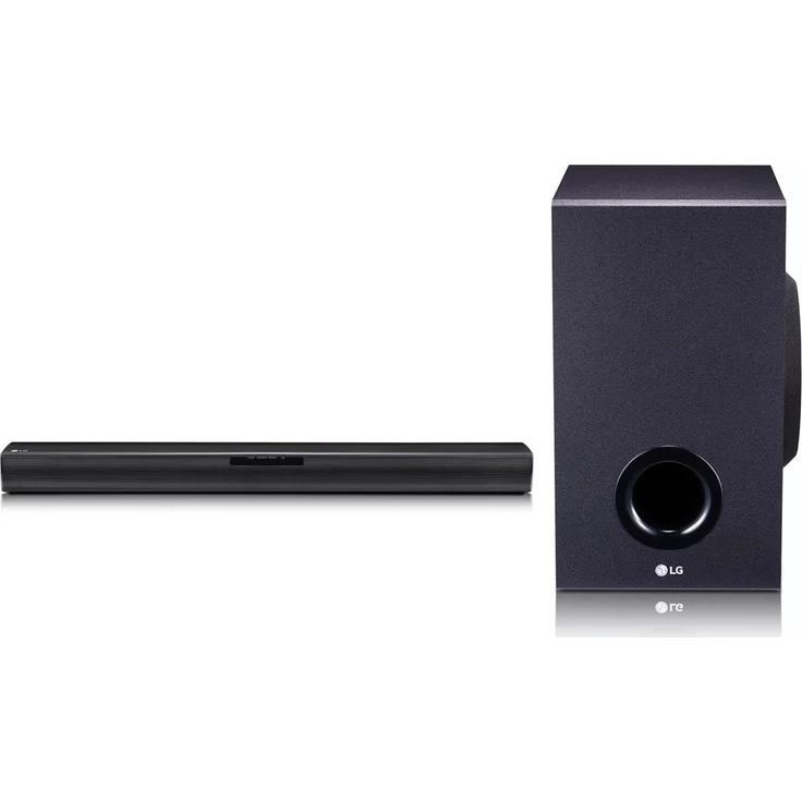 LG SJ2 2.1 Soundbar mit Subwoofer, 160 W, schwarz – Bild 14