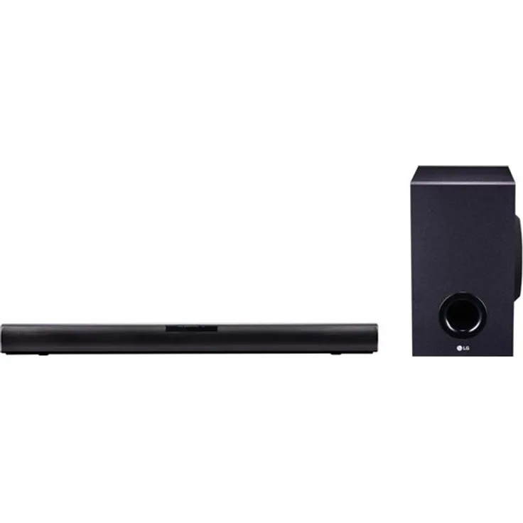 LG SJ2 2.1 Soundbar mit Subwoofer, 160 W, schwarz
