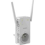 Netgear WLAN Repeater EX6130 WLAN Verstaerker & Super-Boost WiFi (integrierte Steckdose, AC1200 Dual Band, Abdeckung 2 bis 3 Räume & 20 Geräte, Geschwindigkeit bis zu 1200 MBit-s)