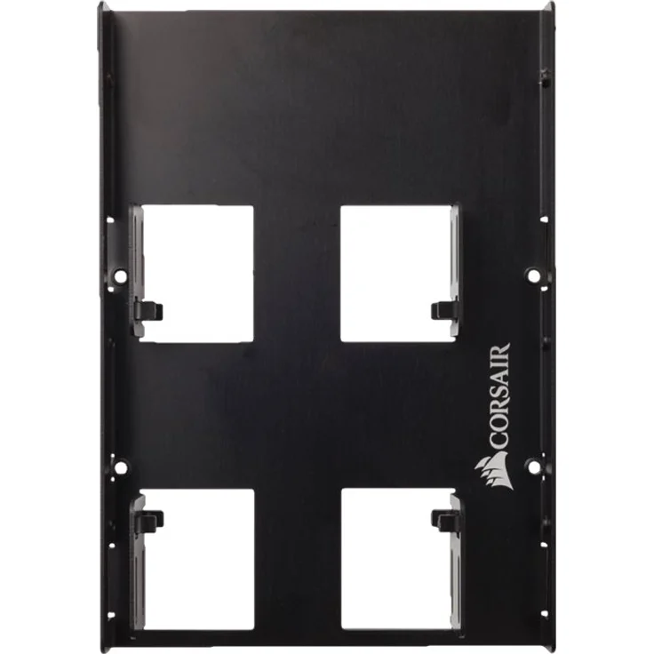 Corsair SSD Einbaurahmen (Dual Laufwerk, geeignet für 2 x SSD 6,4 cm (2,5 Zoll) auf 8,9 cm (3,5 Zoll)) schwarz (CSSD-BRKT2) - Preisvergleich – Bild 2