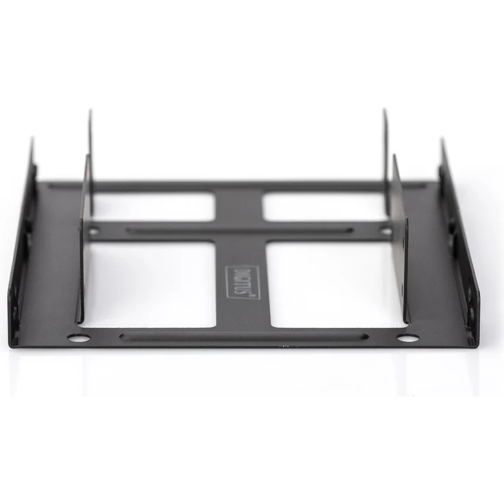 DIGITUS Dual SSD-HDD Einbaurahmen, intern, 3,5'', 2x 2,5'' SSD-HDD, inkl. Schrauben, Metall, schwarz – Bild 2