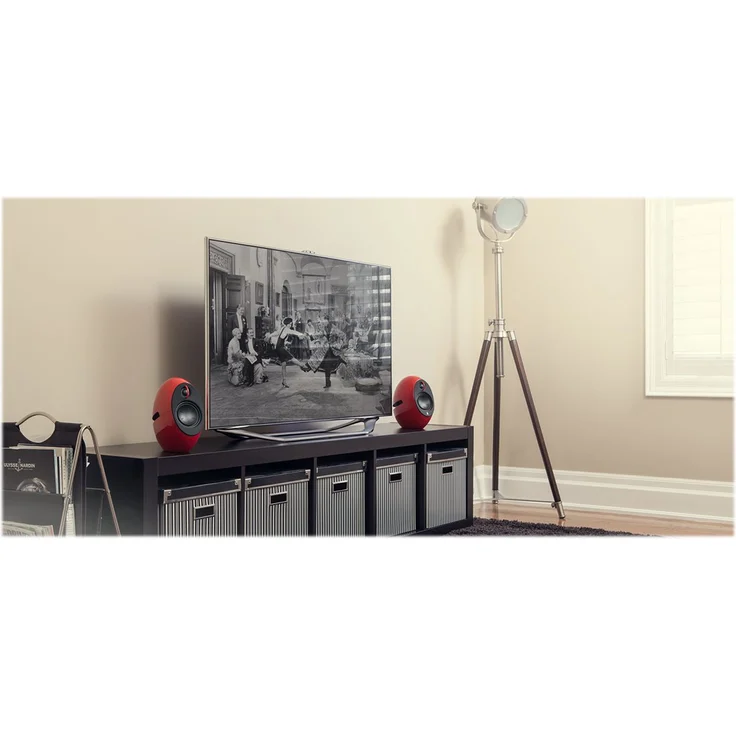 EDIFIER Luna E25 Design-Lautsprecherset mit Bluetooth, Regallautsprecher (74 Watt), rot E25HD RED – Bild 5
