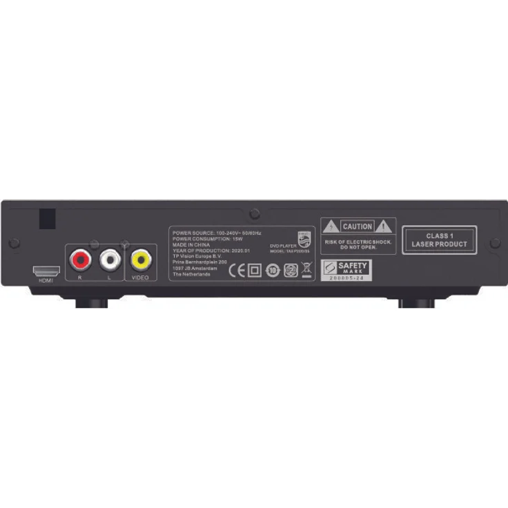 Philips DVD-Player TAEP200-12 PL, schwarz, HDMI – Bild 7