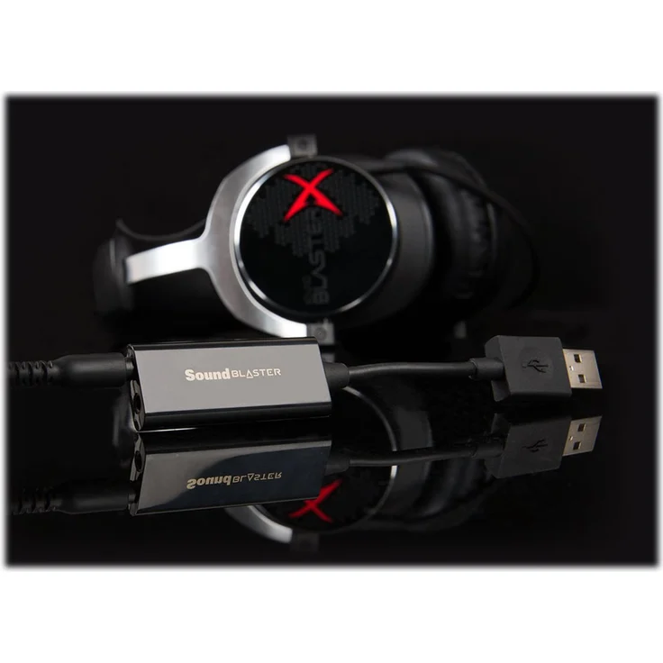 Creative Sound Blaster Play!3 - USB-DAC-Verstärker und externe Soundkarte, schwarz – Bild 3