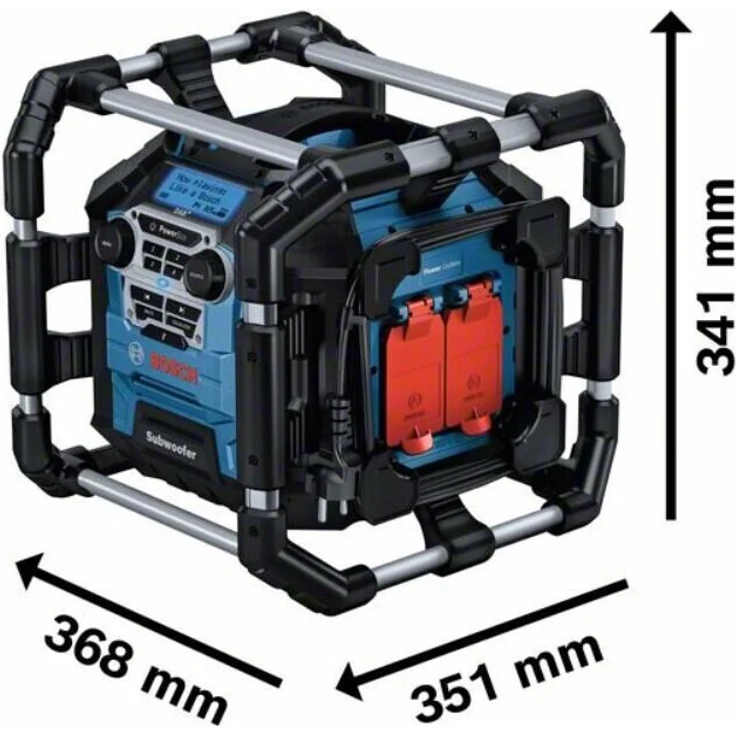 18V Akku Baustellen Radio GPB 18V-5 SC | DAB+, Bluetooth – Bild 2