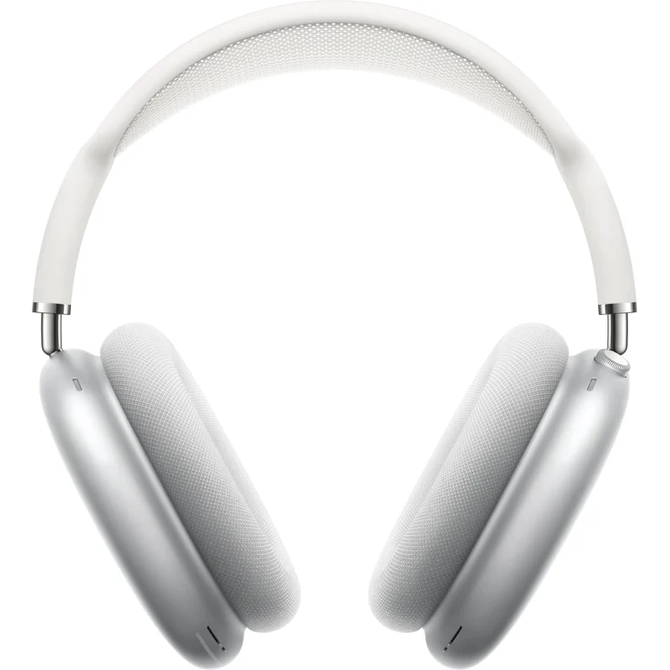 Apple AirPods Max Siri Over-Ear-Kopfhörer mit Bluetooth, Mikrofon, Noise Cancelling, geeignet für iPhone, silber – Bild 1