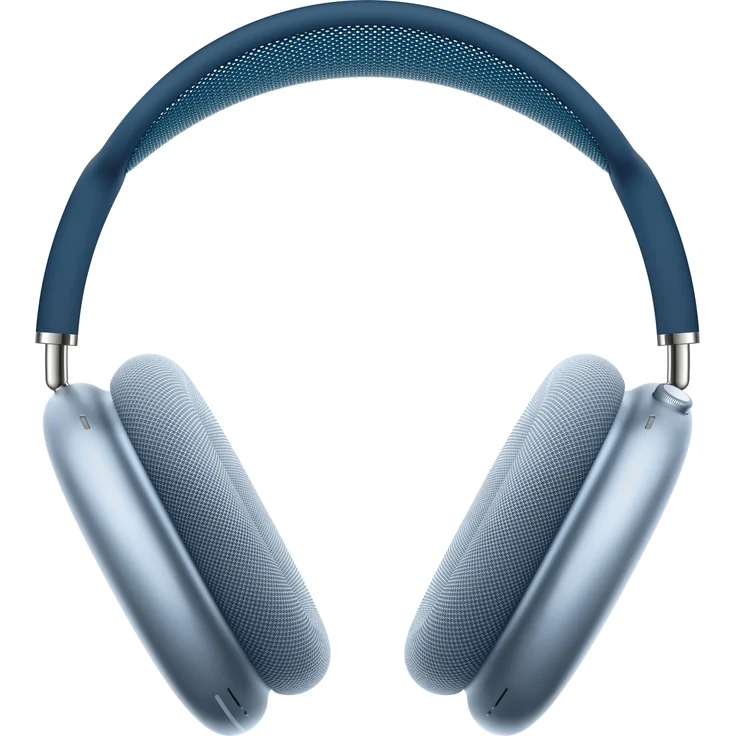 Apple AirPods Max, Siri, Sky Blue Over-Ear-Kopfhörer mit Bluetooth, Mikrofon, Noise Cancelling, geeignet für iPhone, blau – Bild 1