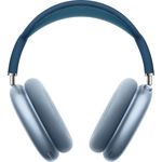 Apple AirPods Max, Siri, Sky Blue Over-Ear-Kopfhörer mit Bluetooth, Mikrofon, Noise Cancelling, geeignet für iPhone, blau