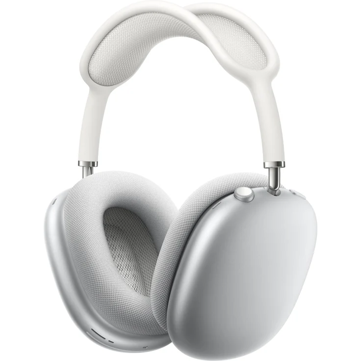 Apple AirPods Max Siri Over-Ear-Kopfhörer mit Bluetooth, Mikrofon, Noise Cancelling, geeignet für iPhone, silber – Bild 2