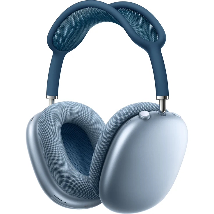 Apple AirPods Max, Siri, Sky Blue Over-Ear-Kopfhörer mit Bluetooth, Mikrofon, Noise Cancelling, geeignet für iPhone, blau – Bild 2