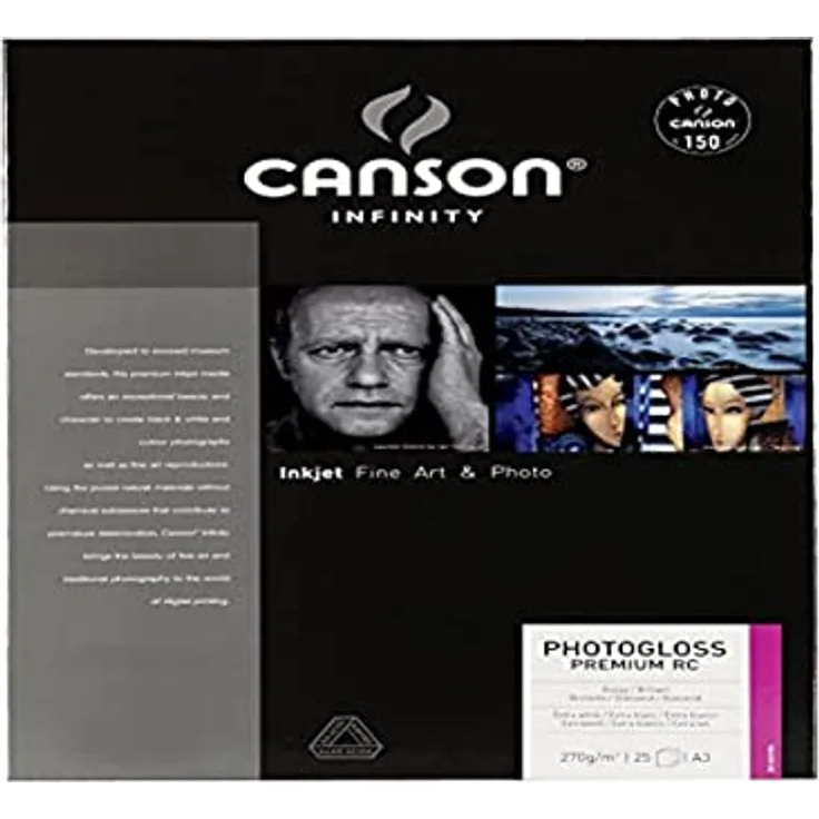 Canson 206231004 Photo Gloss Premium RC Box, A3