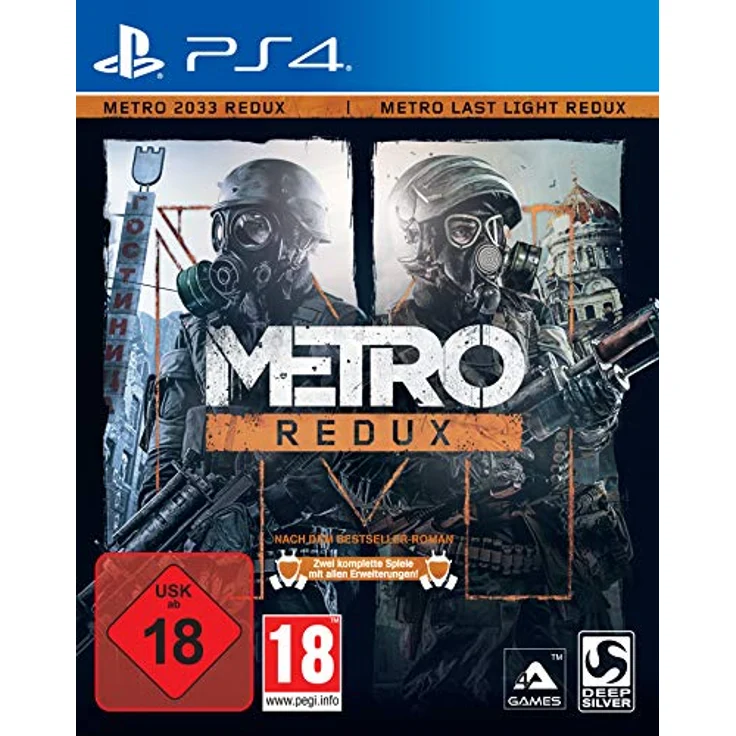 Deep Silver Metro: Redux [Neuauflage] (PS4), Remastered Collection mit 60 FPS, inkl. DLCs und 3 Spielmodi – Bild 1