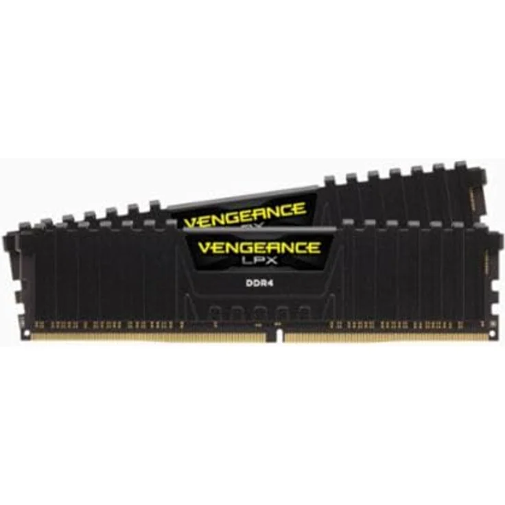 Corsair Vengeance LPX 16GB (2x8GB) DDR4 2666MHz C16 XMP 2.0 High Performance Desktop Arbeitsspeicher Kit, Schwarz - Preisvergleich – Bild 2