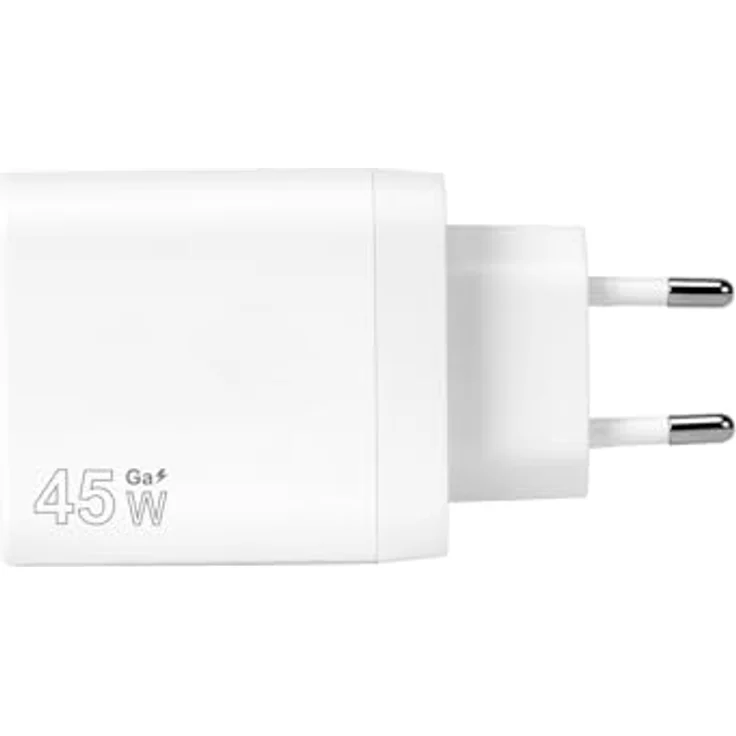 Vultech CC45-1C1A, Universelles Typ-C Ladegerät Weiß mit QC3.0, PD, PPS, 45W Quick Charge für gleichzeitiges Laden – Bild 10