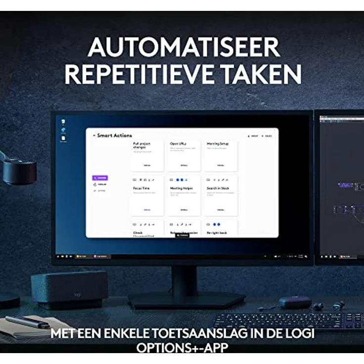 Logitech MX Keys S - Graphit, Englishes QWERTY-Layout, Multi-Device Bluetooth-Tastatur mit intelligentem Beleuchtungssystem – Bild 3