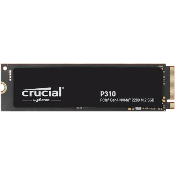 Crucial SSD 1TB M.2 (2280) P310 NVMe PCIe Gen4 interne, bis zu 7100 MB/s sequenzielles Lesen, kompatibel zu Gen3- und Gen4-Laptops und -Desktops