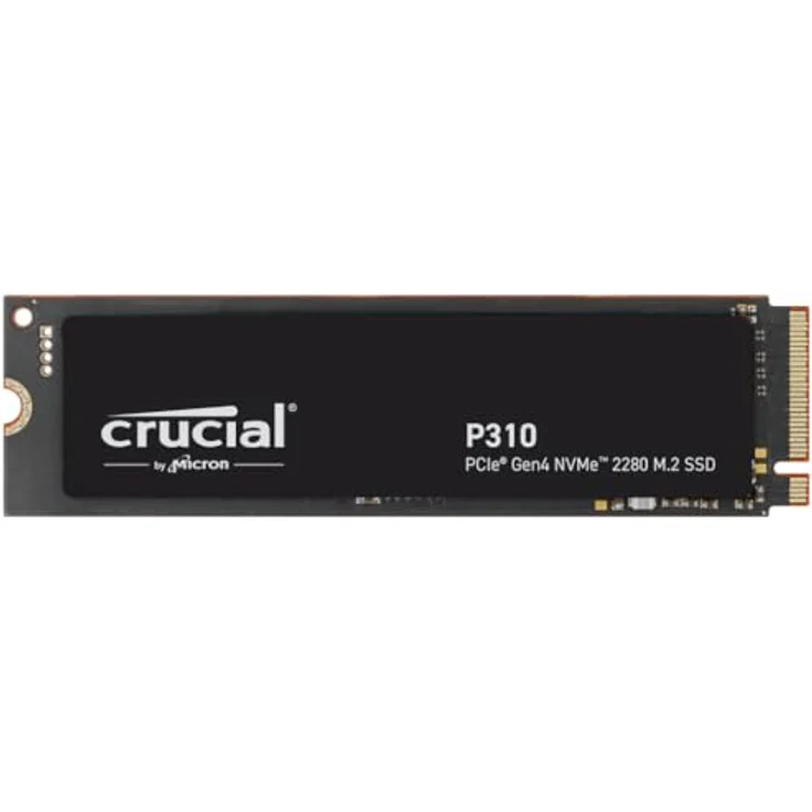 Crucial SSD 1TB M.2 (2280) P310 NVMe PCIe Gen4 interne, bis zu 7100 MB/s sequenzielles Lesen, kompatibel zu Gen3- und Gen4-Laptops und -Desktops – Bild 1