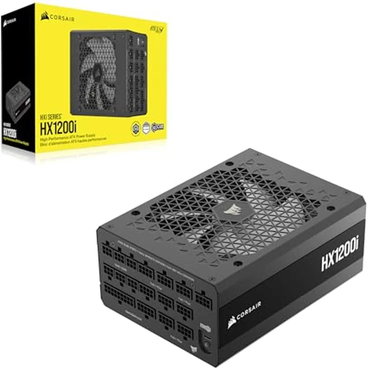Corsair HXi Series (2025) HX1200i 80 PLUS Platinum Netzteil, 1.200 Watt, schwarz – Bild 9