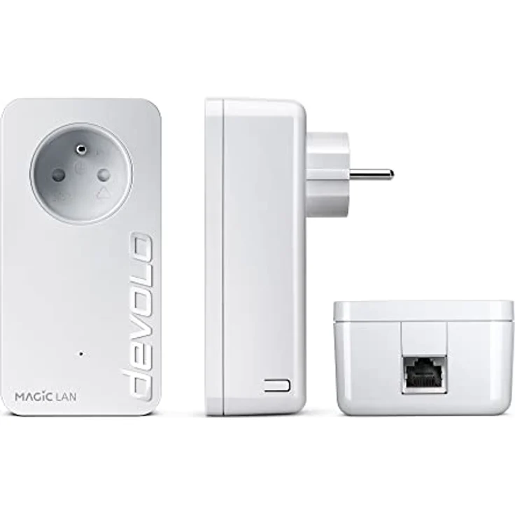 Devolo Magic 1 LAN, 1200 Mbit/s, Gigabit Ethernet, Powerline Adapter in Weiß – Bild 3