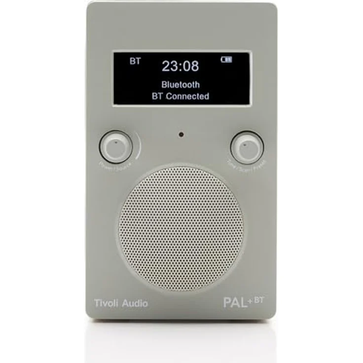 Tivoli Audio PAL+ BT3, Tragbares DAB+/FM/Bluetooth Radio mit 10 Stunden Akkulaufzeit, grau – Bild 2