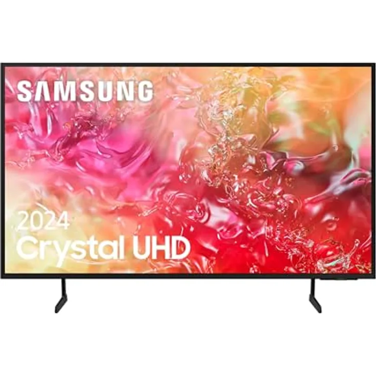 Samsung LED-Fernseher 75DU7105 75 (190 cm) 4K UHD 3840 x 2160 HDR Smart TV Tizen Gaming Hub 3 x HDMI WLAN, Farbe: Schwarz