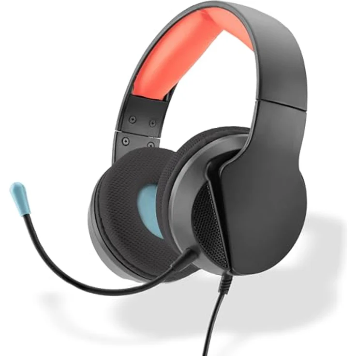 Freaks and Geeks SPX-300, Kabelgebundenes Gaming Headset für PS5/PS4/XBX, verstellbarer Kopfbügel, atmungsaktive Ohrpolster, Schwarzes Design – Bild 3