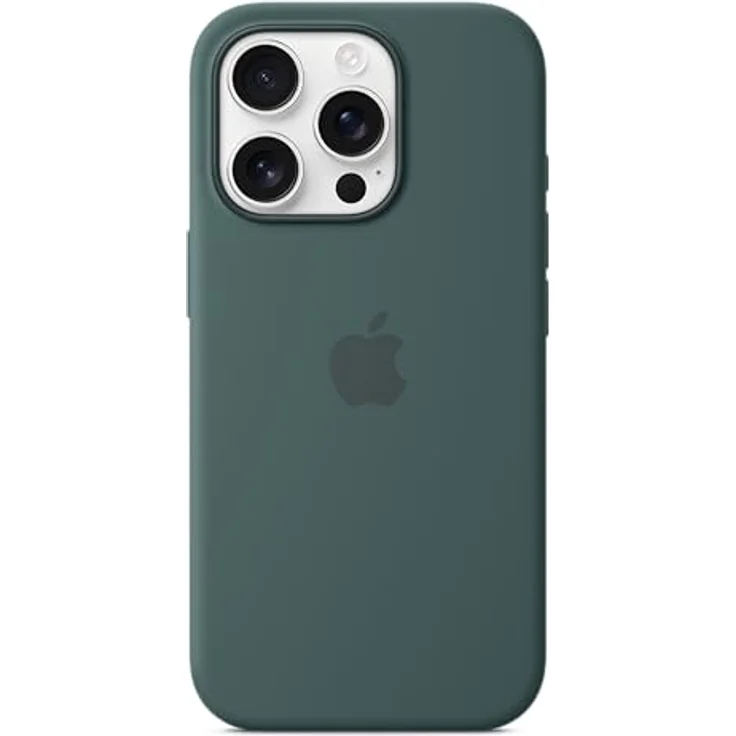 Apple iPhone 16 Pro Silikon Case mit MagSafe – Seegrün – Bild 3