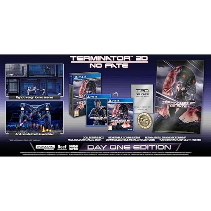 Reef Entertainment Terminator 2D: NO FATE - Day One Edition (PS4) mit authentischem Arcade-Gameplay und detaillierter 2D-Sprite-Grafik – Bild 2