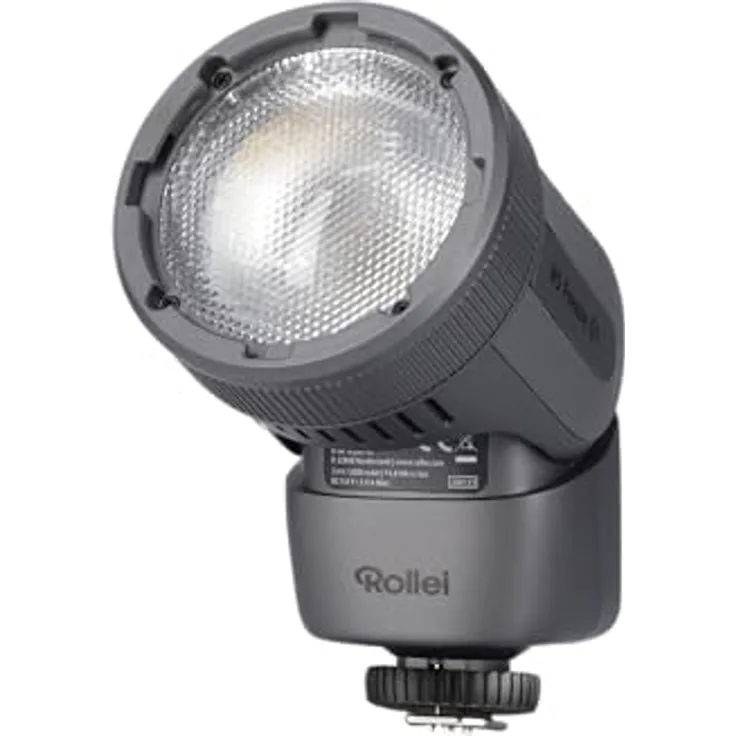 Rollei HS Freeze Q1 Blitzlicht & Bi-Color LED-Dauerlicht, Leitzahl 26, 12W LED