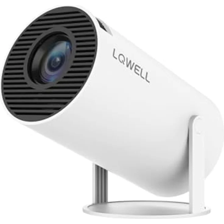LQWELL® Mini Projektor, 5G WiFi, BT5.0, Auto Trapezkorrektur, 130-Zoll-Display, 4K Heimkino, hdmi, 2024 Upgrade – Bild 1