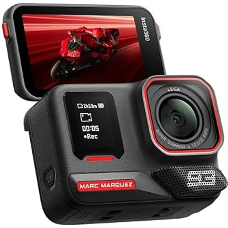 Insta360 Ace Pro 2 MM93 Edition, 8K Action Cam mit Bluetooth, WLAN, Leica-Optik und 1/1.3” Sensor, Schwarz – Bild 3