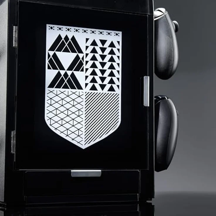Numskull Gaming Locker Zubehör Ständer, Destiny Light Logo mit farbwechselnden LEDs und Platz für 10 Spiele – Bild 3