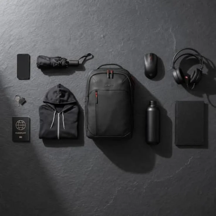 Genesis Pallad 480, Notebook-Rucksack für 40.6 cm (16 Zoll) Laptops, Schwarz – Bild 5