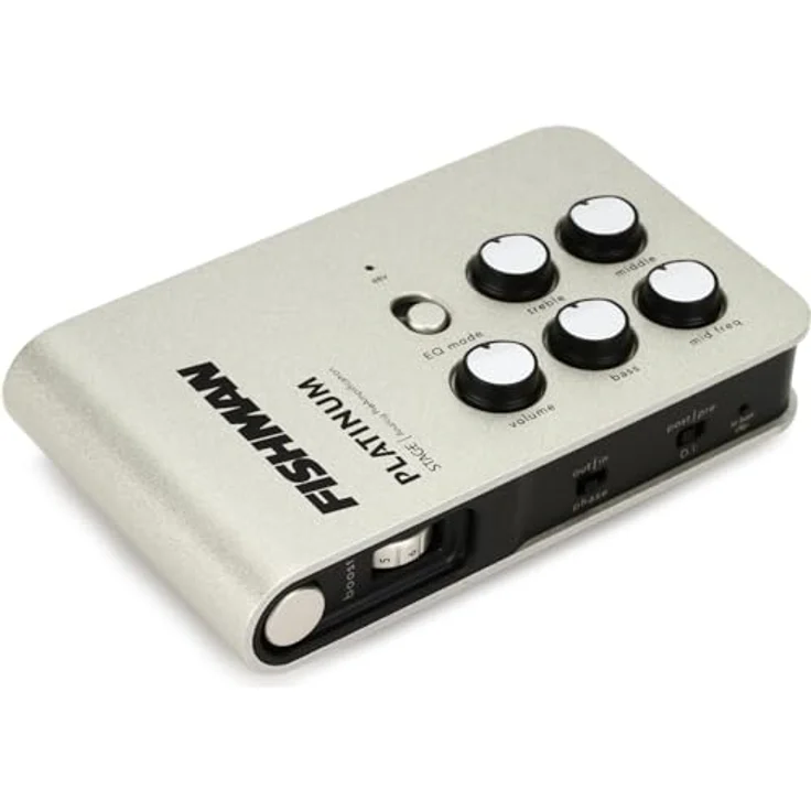 Fishman Platin-Stufen-Analog-Vorverstärker für Bass, mit Phasensteuerung, Volume Boost und Stromversorgung, USA hergestellt – Bild 1