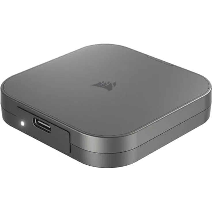 CORSAIR EX300U 1TB Tragbare Externe USB-C SSD, Hochgeschwindigkeitsübertragung bis zu 1.100 MB/s, MagSafe-kompatibel, Universelle Kompatibilität für Windows, macOS, iOS, iPadOS und Android, Grau