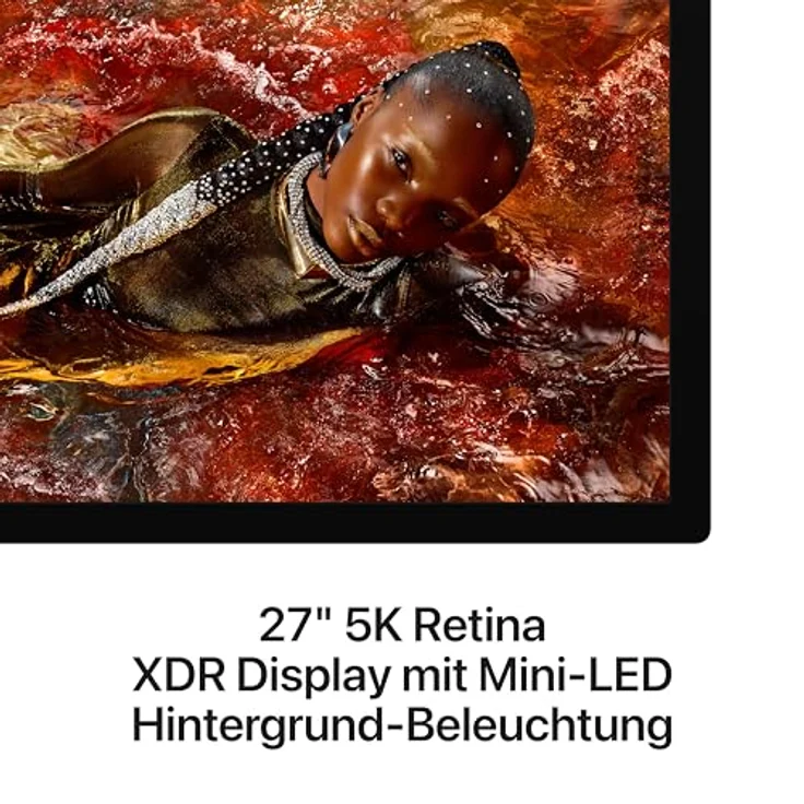 Apple Studio Display XDR, 27" 5K Retina Monitor mit Standardglas, neigungs- und höhenverstellbarem Standfuß, 120 Hz Bildwiederholrate, 12MP Kamera, Thunderbolt 5 Anschlüsse – Bild 3