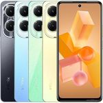 Infinix Hot 40i, Smartphone mit 50 MP Dual-KI-Rückkamera, 32 MP Frontkamera, 128 GB ROM, 4 + 4 GB RAM, Starlit Black