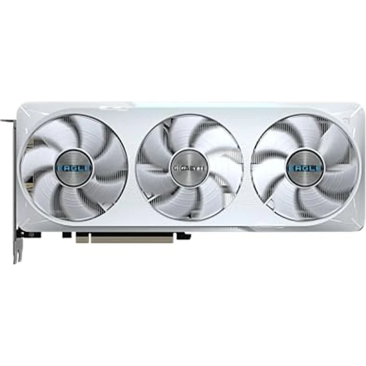 Gigabyte GeForce RTX 5070 Eagle OC Ice SFF 12G Grafikkarte - 12GB GDDR7, 192 Bit, PCI-E 5.0, 2587 MHz Core Clock, NVIDIA DLSS 4, RGB-Beleuchtung – Bild 2