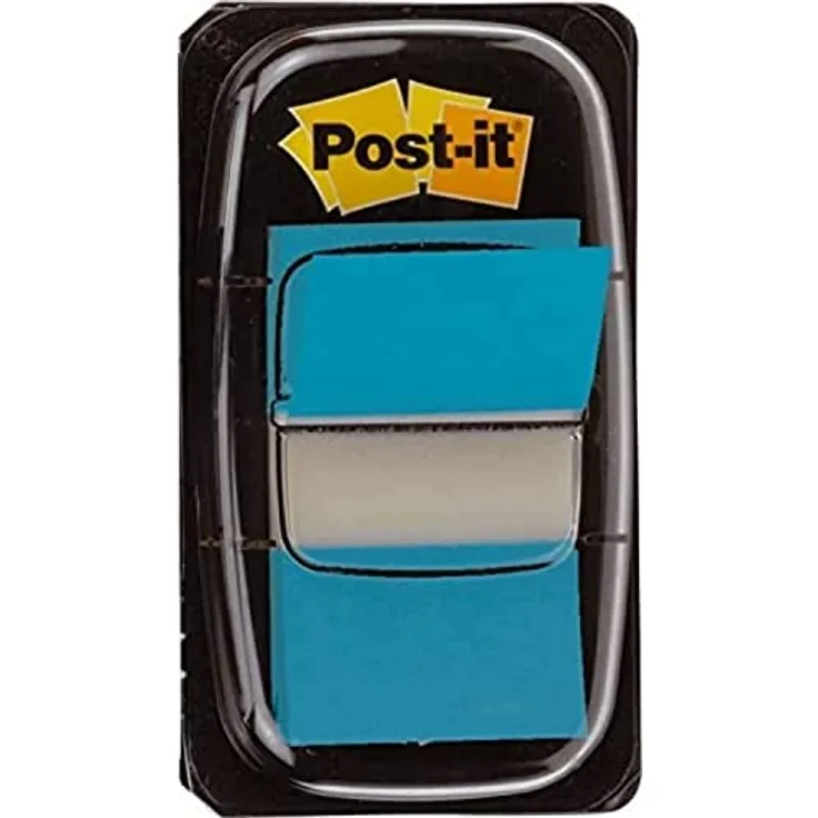 Post-it® Index Haftstreifen I680, türkis, selbsthaftend, 50 Blatt, 25,4 x 43,2 mm