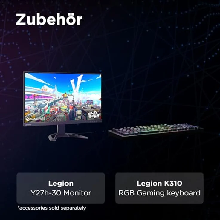 Lenovo LOQ Tower 17IRR9, Desktop-PC mit Intel Core i5, 16 GB RAM, 1 TB SSD, NVIDIA GeForce RTX 5060, Schwarz/Grau – Bild 11