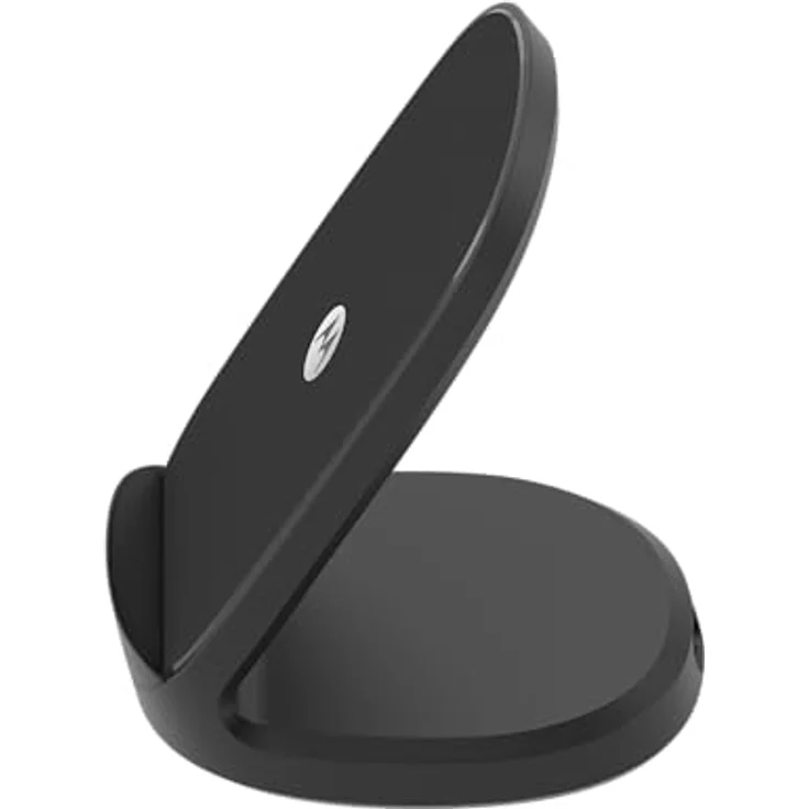 Motorola TurboPower kabelloses Ladegerät, 15 W, Schnellladeständer für Qi-kompatible Handys, Schwarz – Bild 3