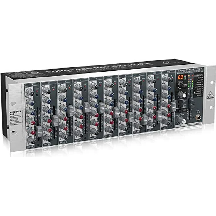Behringer RX1202FX V2 Premium 12-Eingangs-Mikrofon/Line-Rack-Mixer mit XENYX-Mikrofonvorverstärkern, britischen EQs und Multi-FX-Prozessor – Bild 2