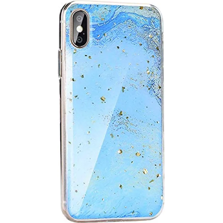 cofi1453 Marble Hülle, geeignet für Apple iPhone X, Handy-Schutzhülle, bunt